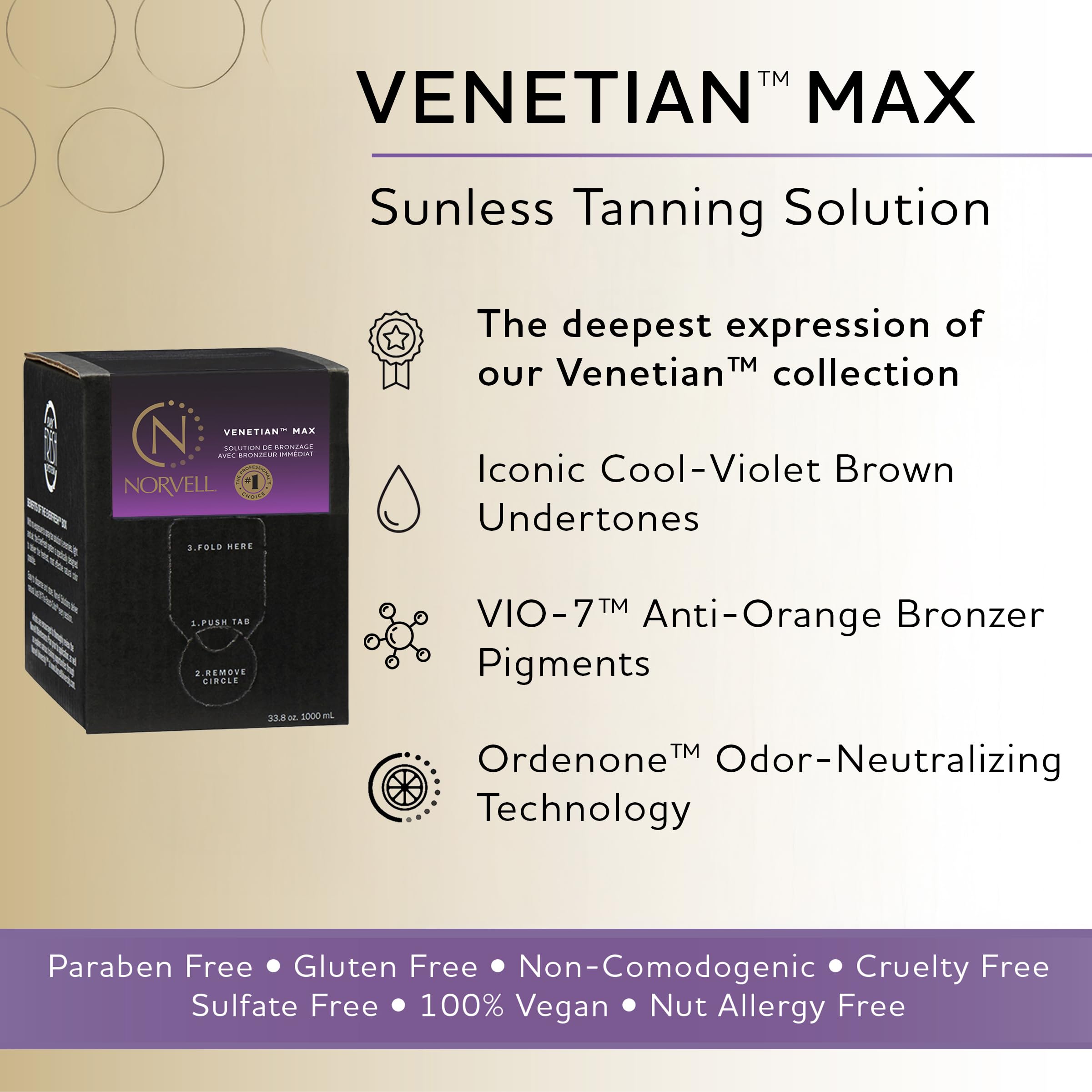 Amazon.com: Norvell Premium Spray Tan Solution Venetian Max 34oz